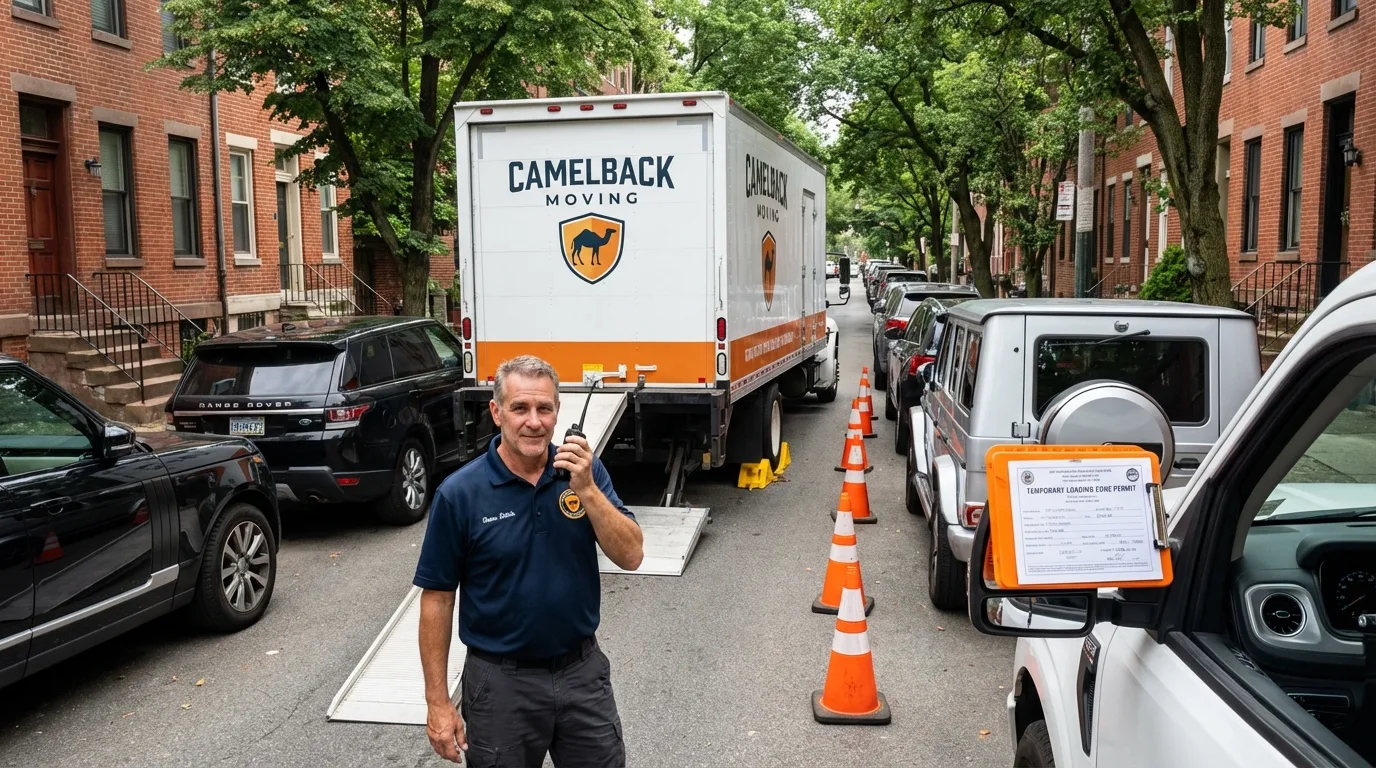 City street loading permit setup in Greenwood Lake, NY